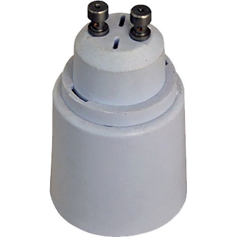 10PZ ADATTATORE PORTALAMPADA da spina GU10 a presa E27