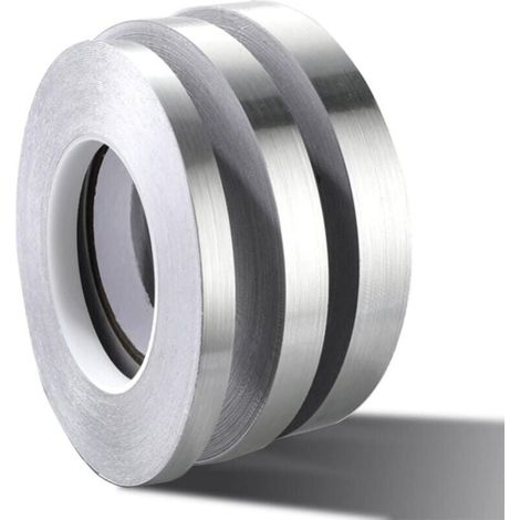 Rotolo adesivo decorativo da 3 pezzi, nastro per piastrelle in PVC, striscia adesiva impermeabile antimuffa per pavimenti, pareti, soffitti, porte e finestre, arredamento per la casa (argento) (1/3)
