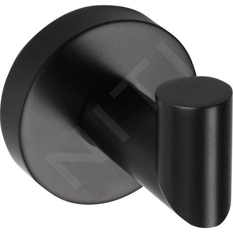 Sapho X-Round - Patère, noir XR208B (1/2)