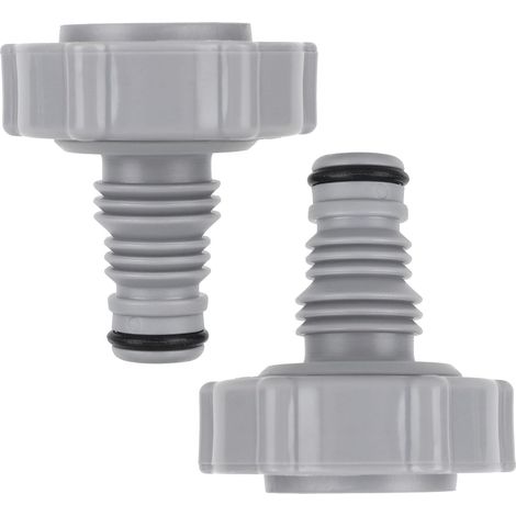 2pcs Raccords de Vidange pour Piscine, Adaptateurs de Vidange en Plastique pour Tuyau D'arrosage Pièces Durables Compatibles avec Le Système P6H1419 (1/5)