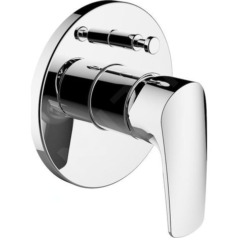 Laufen Laurin - Mitigeur de baignoire encastré, avec inverseur pour 2 sorties, chrome HF500789100000 (1/2)