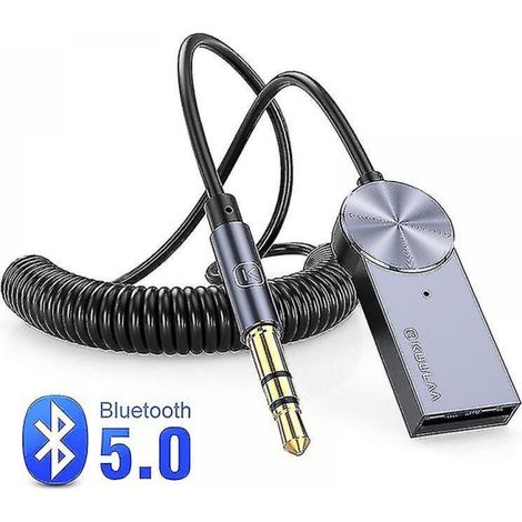 Cavo adattatore Aux Bluetooth, dongle per auto, connettore jack da 3,5 mm, ricevitore Aux Bluetooth 5.0 (1/4)
