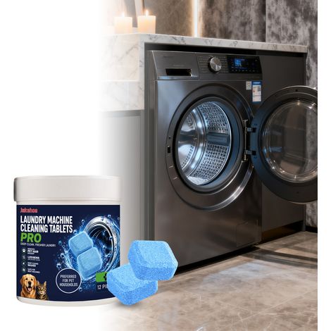 Washing machine cleaner tablets are easy to use for daily cleaning of the inside of your washing machine drum, removing stains and limescale. -- 12 pieces -- BIEMMEDUE (1/5)