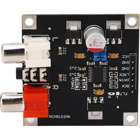 Décodeur DAC PCM5102 I2S Redcore, lecteur audio avec prise jack 3,5 mm (1/5)