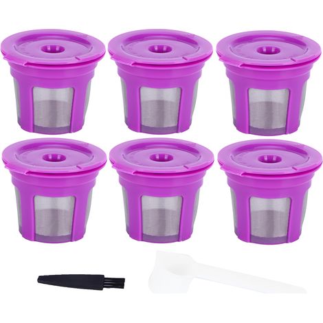 Brosse et Cuillère à Capsules de Café Réutilisables pour KEURIG 2.0 - 6 Pièces (1/5)