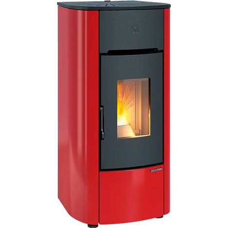 Poêle à granulés - EXTRAFLAME Mariella Plus 7.5 kW Bordeaux