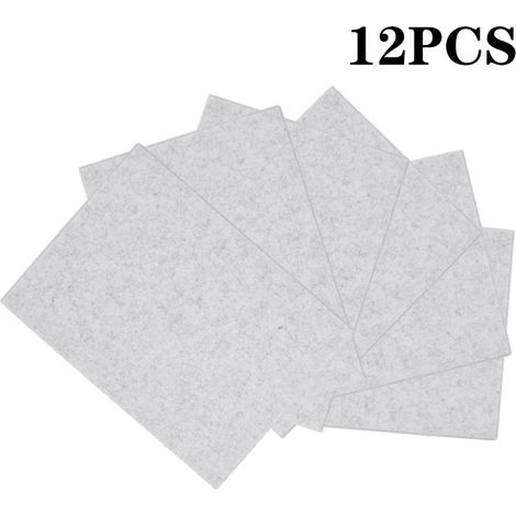 Silvery Grey 12pcs Acoustic Panels Studio Soundproofing Wall Tiles (1/5)