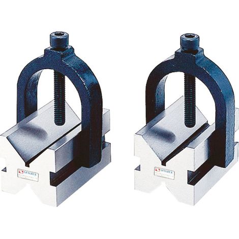 Paire de blocs en V étrier 42x70x45 mm avec 2 V's Vertex VBC-243