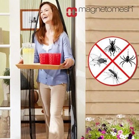 Rideau magnétique - Moustiquaire contre les insectes (1/2)