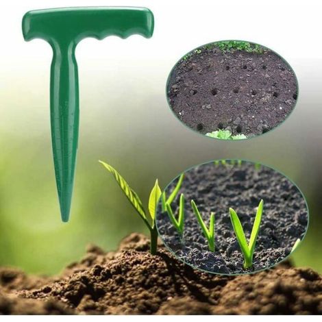 Poinçon De Jardin - En Plastique Rigide - Pour Semis Et Repiquage De Légumes Et Fleurs - 1 Pièce (1/4)