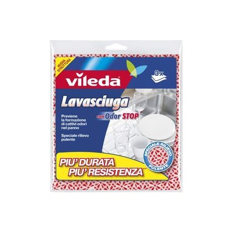 Panno Multiuso Lavasciuga 36 CMX34 Vileda 5 Pezzi
