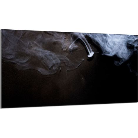 Placa protectora de vidrio para estufa 90x52 Humo (1/5)