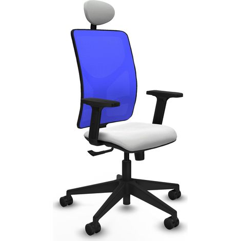 Chaise de bureau piqueras y crespo Motilla noir mousse épaisse (1/2)