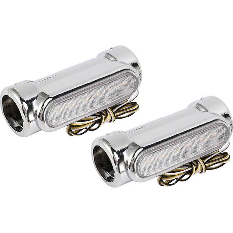 Feu de route LED à double clignotant pour moto (1/4)