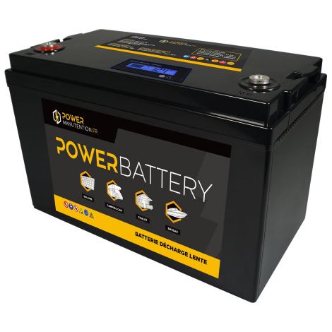 Batterie LITHIUM Fer Phosphate (LiFePO4) 12.8V 100ah Power Battery (1/2)