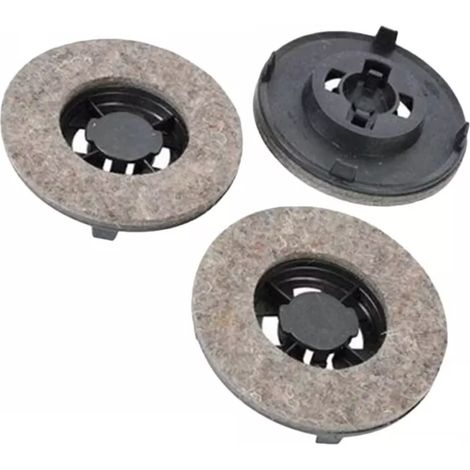 Spazzola Lucidatrice Disco Feltro Universale Hoover 3 pezzi Pavimento Parquet (1/5)