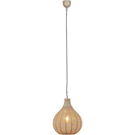 Lampe suspendue en rotin Janne Ø 35 cm - 366790136 (1/3)