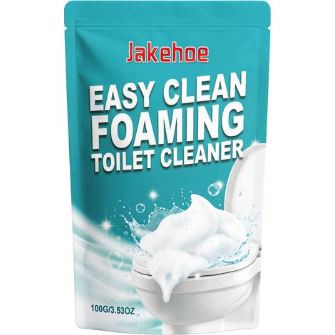 Poudre nettoyante pour toilettes JAKEHOE, 100 g, pour usage domestique. Nettoie les taches et les traces d'urine dans les toilettes et la salle de bain. Parfum agréable et utilisation pratique. (1/5)