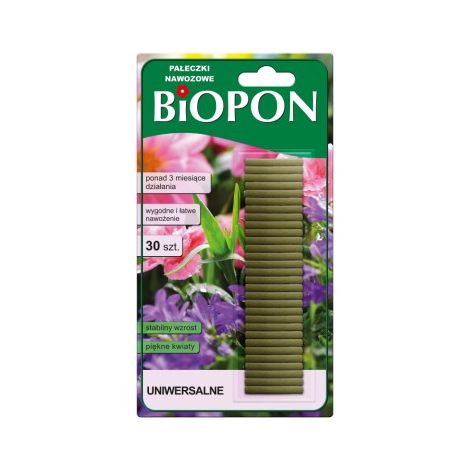 Biopon 30 unidades de barritas fertilizantes D/Planta - Universal /731