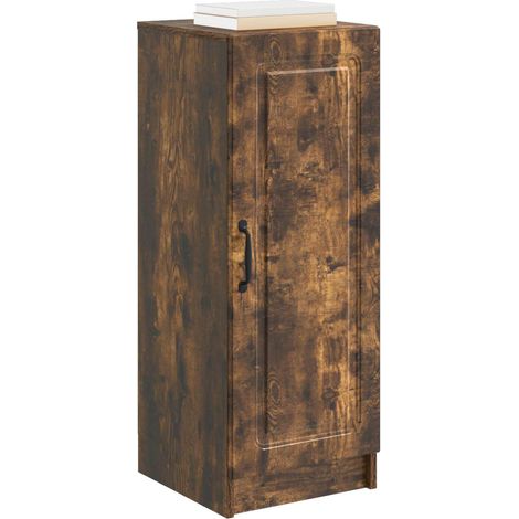 Maison La Vie - Buffet Salon Moderne - Meuble de rangement - Chêne fumé 33 x 34,5 x 87 cm Bois d'ingénierie bu3449
