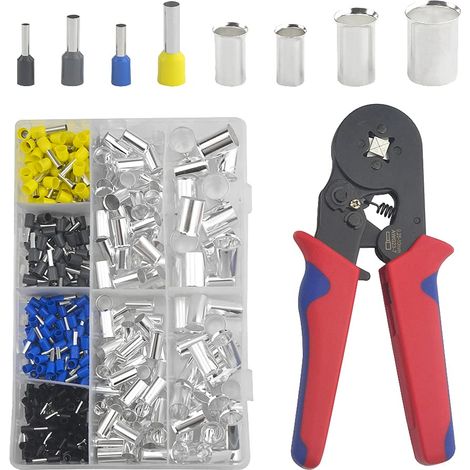 440 PCS Draht Ferrule Kit Ferrule Draht Ende Terminal Crimp Terminal Elektrische Kabel Pin (1/5)