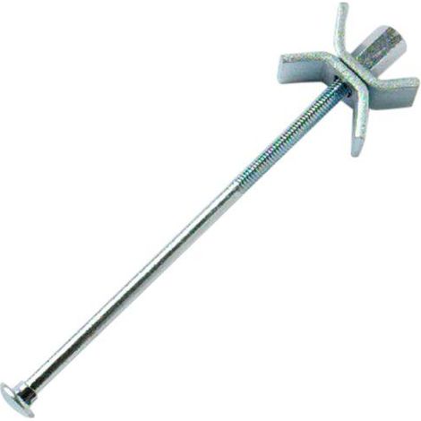 Bulk Hardware BH01160 Paquet de 10 Raccords de plan de travail plaques au Zinc M6 x 150 mm