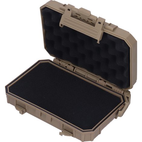 Boîtier de Protection Nylon Imperméable et Antichoc pour Équipement de Survie en Extérieur Verrouillable Marron (1/5)