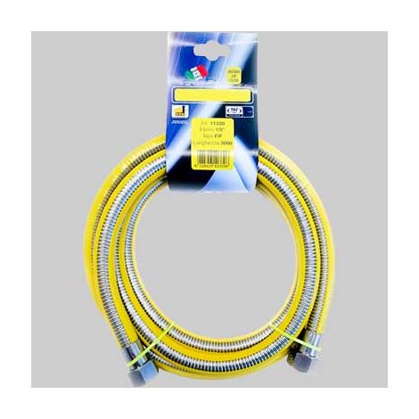 TUBO GAS METALLICO RIVESTITO FF  cm 400     MADE IN ITALY