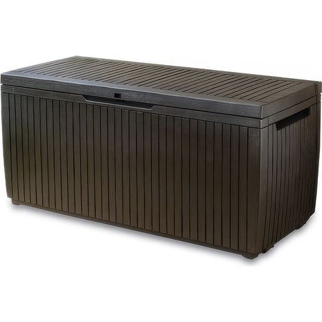 Cassapanca Keter 305 Litri in Resina Effetto Legno 123 x 53 x 57 cm Portata 250 kg Springwood