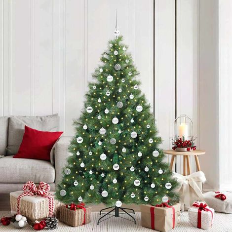 vidaXL Árbol de Navidad artificial con 300 LED Verde 180 cm PE y PVC (1/5)