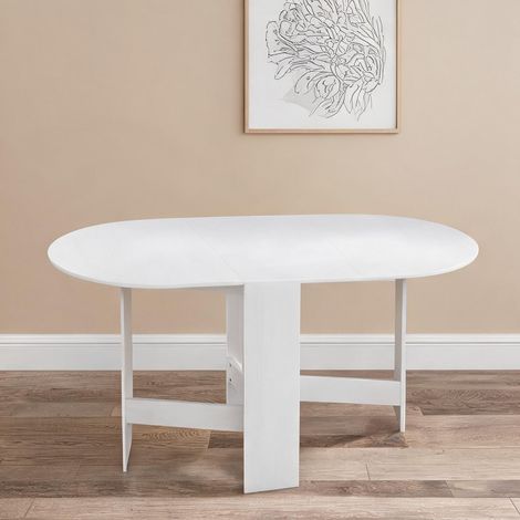Table de salle à manger bianco en truciolato 163 x 80 x 75 cm (1/5)