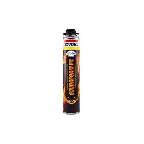 Mousse PU coupe-feu SOUDAFOAM à visser 750ml