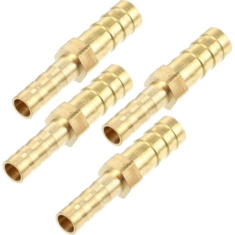 Raccord De Tuyau en Laiton 4pcs 8mm-6mm pour Moto Voiture Camion (1/5)