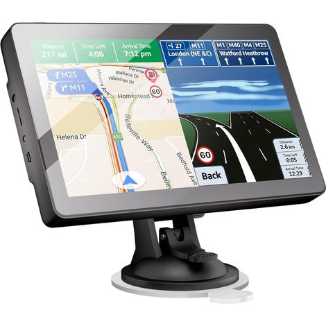 9 Inch GPS Car, GPS Heavyweight, Auto Navigation with HD Touch Screen, Multi-Language Voice Guidance 2025 EU Mapping Installed Free Lifetime Update, for Auto, Truck, Heavy Weight (1/5)