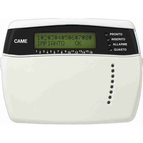Tastiera Con Tasti In Gomma Came Pxkd 846ca-0010 Sicurezza Antintrusione