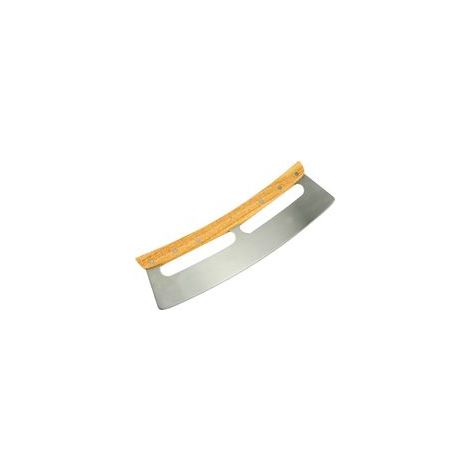 Coupe-pizza professionnel, lame en acier inoxydable trempé de qualité alimentaire, couteau à pizza portatif avec étui de protection et poignée simple. (1/5)