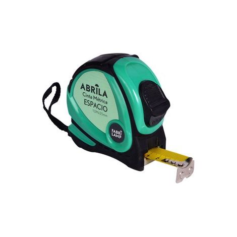 Cinta metrica espacio 10mx25mm negr/verde clip,asa enganche magnetico,bloqueo y ergonomico (1/3)
