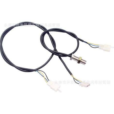 ATV four-wheeled beach motorcycle accessories 3-pin speedometer sensor cable magnetic induction connection main wire Quad (1/4)