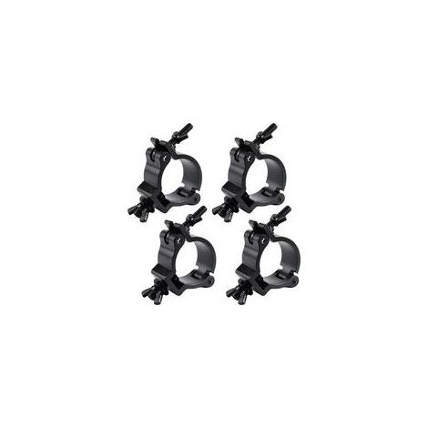 Truss Clamp,4 Pack 48 52 mm Truss Bracket,Crochets De Fixation Clamp,Pince De Lumière De Scène Pour Eclairages Et projecteurs De Scène Mobiles (1/5)