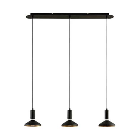 [NEUWERTIG] B-Ware Arcchio Jaika Pendelleuchte Pendelleuchte Deckenlampe Hängeleuchte Schwarz 3 Flg