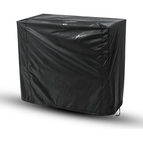 Couverture du BBQ, Barbecue à épreuves en Polyester Noir Robuste Couvre-Barbecue Patio Gas Grill pour Le Jardin extérieur BBQ (80x66x100cm) (1/5)