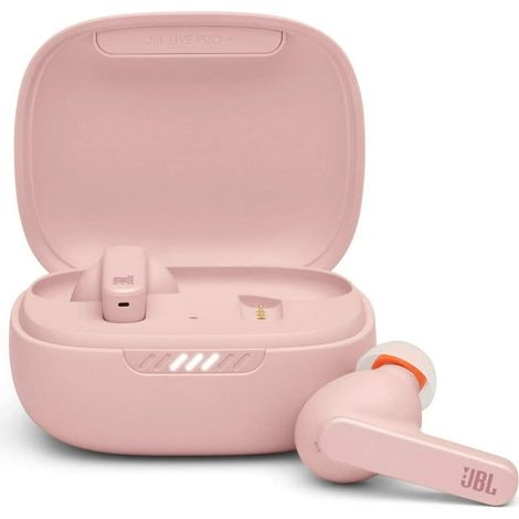 Casque Bluetooth sans fil LIVE PRO+ TWS – Réduction active du bruit et technologie Smart Ambient – Étui de charge inclus – Rose Sincero Électronique (1/5)