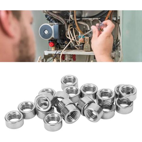 M812,5-12-L6mm Zylinder-Verbindungsmuttern-Set mit Innengewinde (20 Stück) (1/5)