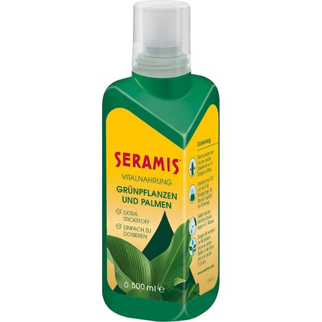 engrais Vital pour plantes vertes et palmiers, 500 ml – Fertilisant de croissance des plantes, engrais liquide avec dispositif de dosage (1/4)