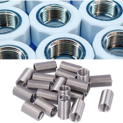 20 inserts filetés en acier M121,75, manchons de protection et de réparation de filetage 3D (1/5)