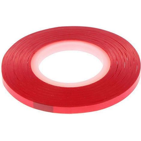 Rolle rotes Klebeband zur Reparatur von Audiokassetten: spezielles Ersatzklebeband zur Reparatur von Audiokassetten. (1/5)