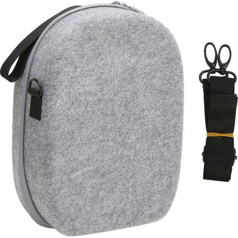 Housse de transport rigide tout-en-un pour casque VR avec sangle d'épaule, étui de rangement pour Quest 2 (1/5)