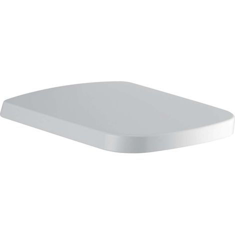 Ideal Standard J469701 Sedile WC SIMPLYU Mia con chiusura ammortizzata in plastica, con coperchio, cerniera in acciaio inossidabile, bianco (1/5)
