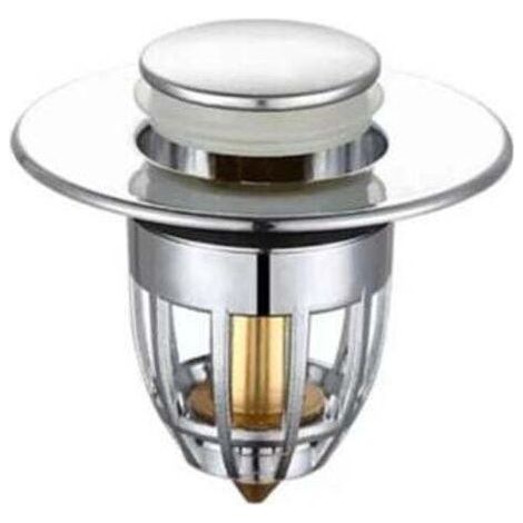 Bouchon de Vidange Universel pour Évier, Filtre de Douche, Noyau de Lavabo, Cuisine, Baignoire, 2 Pièces (1/5)