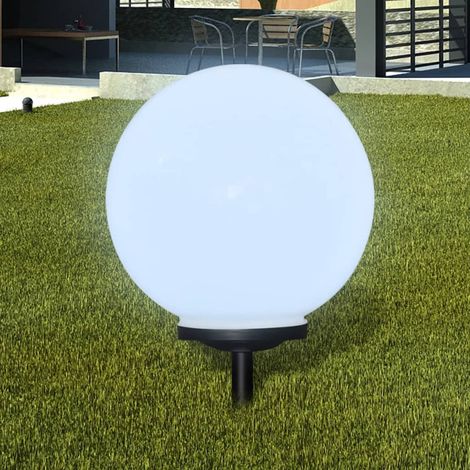 FIMEI Boule solaire extérieure de jardin 40cm 1 pc avec piquet de sol (1/5)